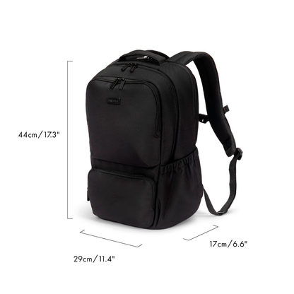 Artikelbild 3 für DICOTA Laptop-Rucksack Rucksack COMPANION Kunstfaser schwarz 17,0 l bis 40,6 cm (16 Zoll), Artikelnummer 611226