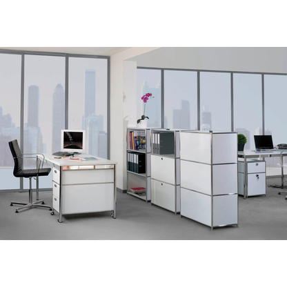 Artikelbild 2 für viasit SAM System4Schallschutz-Modul Stahlrohr verchromt, Lochblech lackiert, Artikelnummer 448288