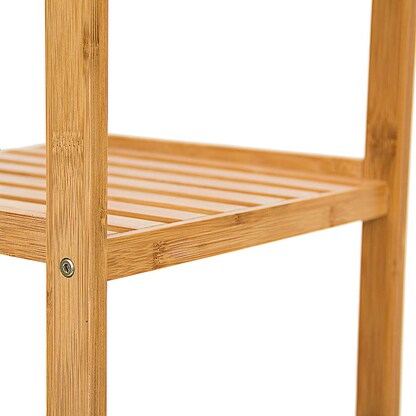 Artikelbild 4 für relaxdays Beistellregal braun 34,0 x 33,0 x 110,0 cm, 1 St., Artikelnummer 448813