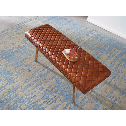 Artikelbild 4 für WOHNLING Sitzbank WL6.091 braun Leder 115,0 cm, Artikelnummer 545907