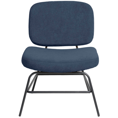 Artikelbild 2 für meet powered by PAPERFLOW Sessel CURVE blau schwarz Stoff 57,0 x 71,0 x 75,5 cm, 1 St., Artikelnummer 638062