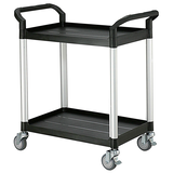 Artikelbild 1 für Etagenwagen schwarz 85,0 x 48,0 x 95,0 cm, Artikelnummer 180358