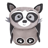 Artikelbild 1 für BELMIL® Kindergartenrucksack Mini Animals Raccoon Kunstfaser grau/schwarz, Artikelnummer 270997