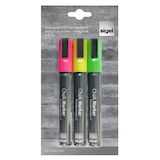 Artikelbild 1 für SIGEL Kreidemarker farbsortiert 1,0 - 5,0 mm, 3 St., Artikelnummer 537985