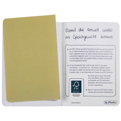 Artikelbild 4 für herlitz Schulheft x.book Lineatur dm liniert DIN A5 Außenrand, 16 Blatt, 1 St., Artikelnummer 891733