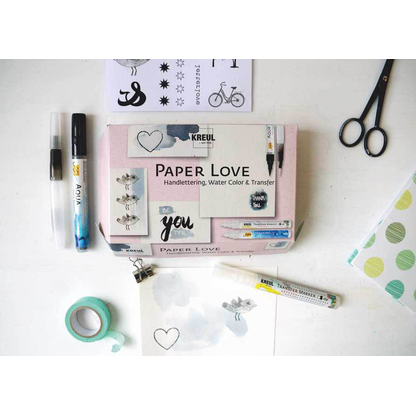 Artikelbild für KREUL PaperLove Handlettering-Set schwarz, 1 Set, Artikelnummer 115317
