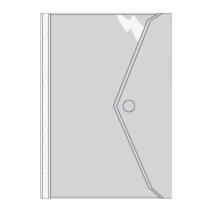 Artikelbild 2 für FolderSys Dokumententaschen DIN A4 transparent genarbt 0,20 mm, 10 St., Artikelnummer 641753