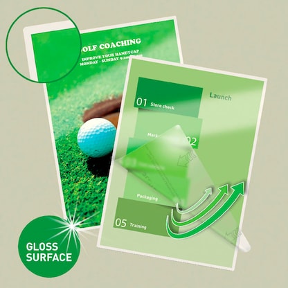 Artikelbild 10 für LEITZ UDT Laminierfolien glänzend für A4 80 micron, 100 St., Artikelnummer 472464