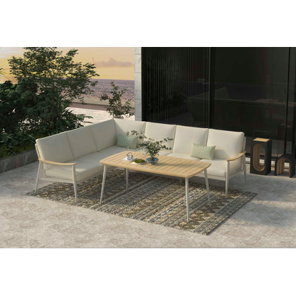 Artikelbild 2 für Garden Pleasure Loungegruppe TULUM, beige Metall, Artikelnummer 796098