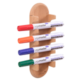 Artikelbild 1 für Legamaster magnetischer Stiftehalter WOODEN braun Holz 4 Fächer 6,2 x 3,9 x 24,0 cm, Artikelnummer 497101