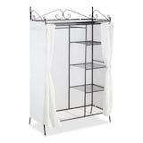 Artikelbild 1 für relaxdays Kleiderständer COUNTRY schwarz Metall 105,0 x 172,0 cm, Artikelnummer 523112