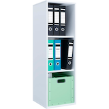 Artikelbild 1 für VCM my office Aktenregal Lona XL weiß 35,3 x 37,0 x 110,0 cm, 1 St., Artikelnummer 849212