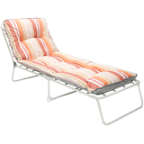 Artikelbild 1 für BEST Sonnenliege Wörthersee orange Stahl, Artikelnummer 657629