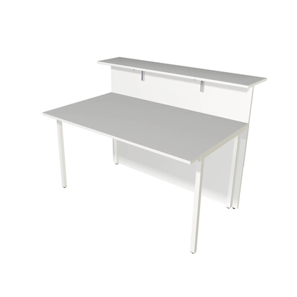 Artikelbild 5 für Kerkmann Empfangstheke gerade, weiß, nussbaum 135,0 x 92,0 x 108,0 cm, Artikelnummer 261659