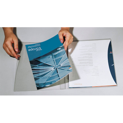 Artikelbild 3 für AKTION: DURABLE Präsentationshefter Kunststoff transparent DIN A4, 125 St., Artikelnummer 956110