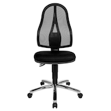 Artikelbild 1 für Topstar Bürostuhl Point 60 Netz, 8169NETG200 Stoff schwarz, Gestell chrom, Artikelnummer 434860