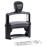 Artikelbild 1 für trodat Textstempel, individualisierbar 5205 selbstfärbend schwarz Logo möglich, 1 St. - Direkt online personalisieren, Artikelnummer 640619