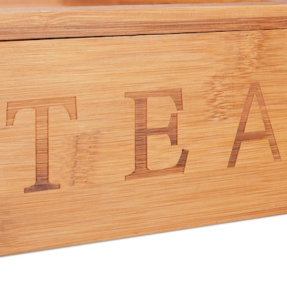 Artikelbild 7 für relaxdays Teebox braun 22,0 x 22,0 cm, 1 St., Artikelnummer 400711