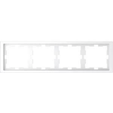 Artikelbild 1 für MERTEN 4-fach Steckdosenrahmen weiß 29,4 x 8,1 cm, 1 St., Artikelnummer 176527