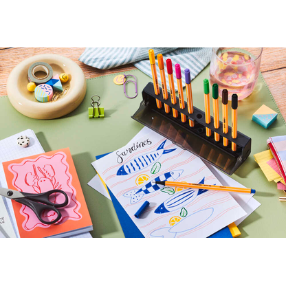 Artikelbild 7 für STABILO Point 88 Fineliner farbsortiert 0,4 mm, 10 St., Artikelnummer 739296