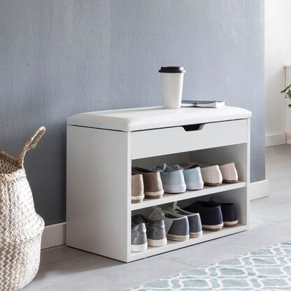 Artikelbild 6 für WOHNLING Schuhschrank, WL5.261 weiß 1 Fachboden 60,0 x 30,0 x 40,0 cm, Artikelnummer 906384