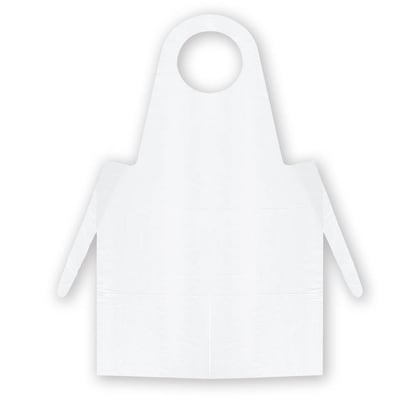 Artikelbild für Meditrade® unisex Überwurfschürze weiß Einheitsgröße 50 St., Artikelnummer 565897