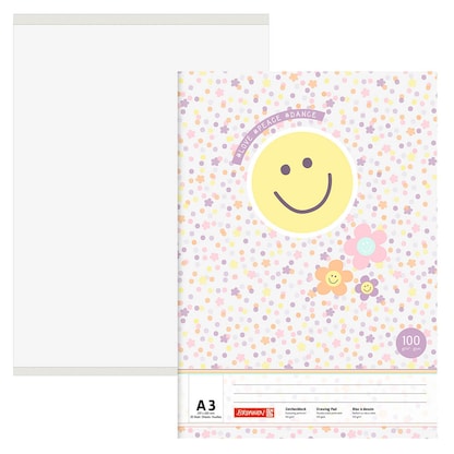 Artikelbild für BRUNNEN Malblock Happy Hippie DIN A3 100 g/qm, 20 Blatt, 1 St., Artikelnummer 689929