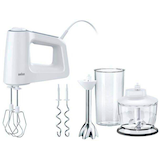 Artikelbild 1 für BRAUN MultiMix 3 HM3137WH Handmixer weiß 500 W, Artikelnummer 414999