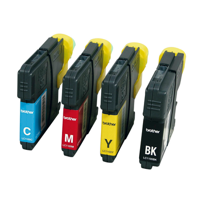 Artikelbild 3 für AKTION: brother LC-1100BK/C/M/Y schwarz, cyan, magenta, gelb Druckerpatronen, 4er-Set, Artikelnummer 896076