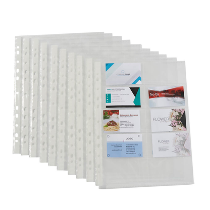 Artikelbild für Lands Visitenkartenhüllen DIN A4 glasklar glatt 0,08 mm, 10 St., Artikelnummer 202707