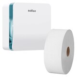 Artikelbild 1 für Satino Toilettenpapierspender HYGINITY S JT1 System 333404 weiß Kunststoff, 1 St., Artikelnummer 663159