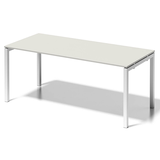 Artikelbild 1 für BISLEY Cito Schreibtisch grauweiß, verkehrsweiß rechteckig, 4-Fuß-Gestell weiß 180,0 x 80,0 cm, Artikelnummer 256920