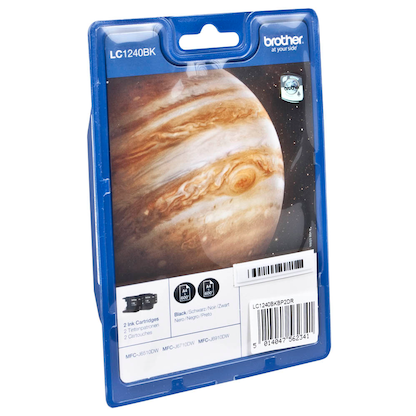 Artikelbild 2 für AKTION: brother 2x LC-1240BK schwarz Druckerpatronen, 2er-Set, Artikelnummer 791129