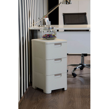 Artikelbild 5 für curver STYLE Aufbewahrungsboxen 3x 14,0 l creme 32,8 x 37,8 x 60,0 cm, 1 St., Artikelnummer 701211