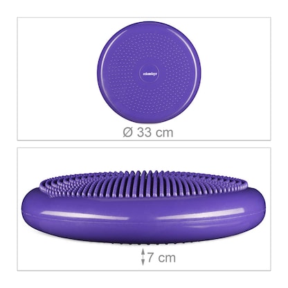 Artikelbild 2 für relaxdays Balance-Kissen violett, Artikelnummer 442357