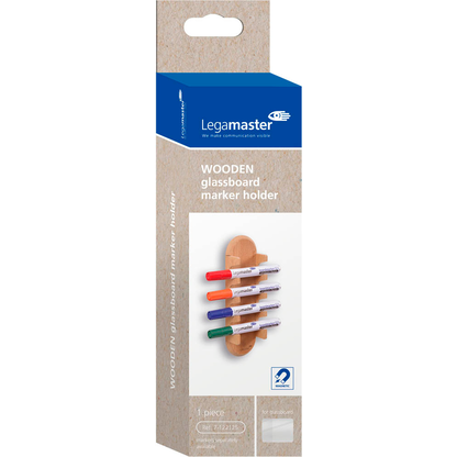 Artikelbild 4 für Legamaster magnetischer Stiftehalter WOODEN braun Holz 4 Fächer 6,2 x 3,9 x 24,0 cm, Artikelnummer 497101