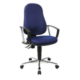 Artikelbild 1 für Topstar Bürostuhl Point 60 Plus, 8169A G26 Stoff blau, Gestell chrom, Artikelnummer 870030