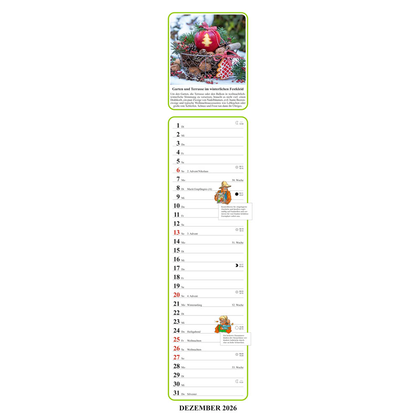 Artikelbild 13 für Streifenkalender Onkel Florians Gartenkalender 2026, 1 St., Artikelnummer 551529