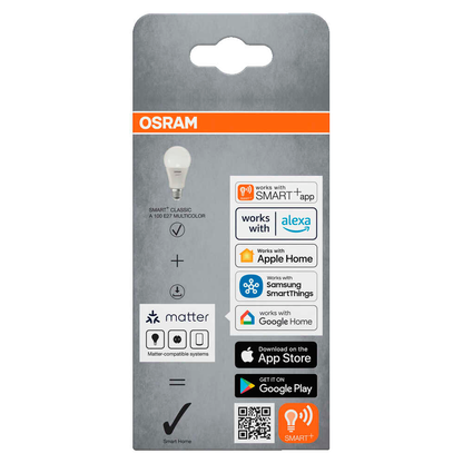 Artikelbild 6 für OSRAM LED-Lampe SMART+ MATTER Classic A100 E27 14 W matt, 1 St., Artikelnummer 709947