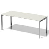 Artikelbild 1 für BISLEY Cito Schreibtisch grauweiß, silber rechteckig, 4-Fuß-Gestell silber 200,0 x 80,0 cm, Artikelnummer 256949