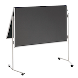 Artikelbild 1 für dots Moderationswand 120,0 x 150,0 cm grau, Artikelnummer 469157