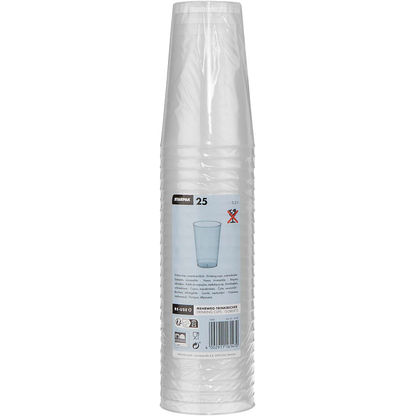 Artikelbild 4 für STARPAK Mehrweg-Trinkbecher transparent 0,3 l, 25 St., Artikelnummer 952283