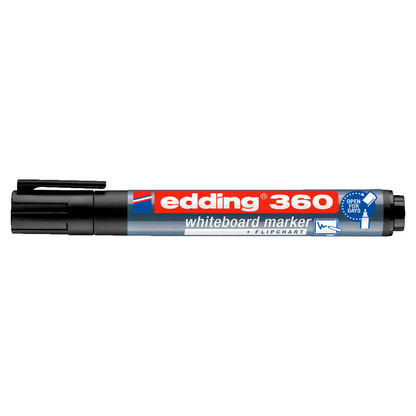 Artikelbild 4 für edding 360 Whiteboard-Marker schwarz 1,5 - 3,0 mm, 10 St., Artikelnummer 542977