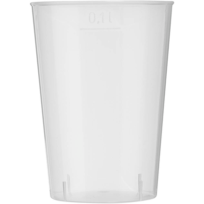 Artikelbild 2 für STARPAK Mehrweg-Trinkbecher transparent 0,1 l, 40 St., Artikelnummer 890364