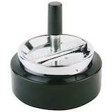 Artikelbild 1 für APS KLASSIKER Aschenbecher silber, schwarz, 1 St., Artikelnummer 194658