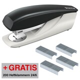 Artikelbild 1 für AKTION: LEITZ Heftgerät 5500 schwarz, 1 St. + GRATIS 200 Heftklammern 24/6, Artikelnummer 367987