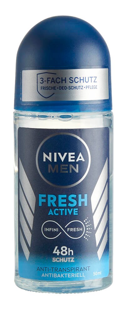 Nivea Invisible Für Schwarz & Weiß Deo Roll-On – 48h Schutz, Hinterlässt Keine Weißen Spuren, 6 X 50 Ml