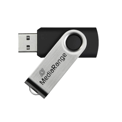 Artikelbild 5 für MediaRange USB-Stick schwarz, silber 16 GB, 1 St., Artikelnummer 435659