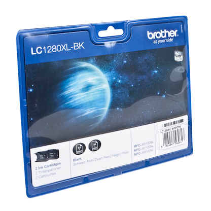 Artikelbild 3 für AKTION: brother LC-1280XLBK schwarz Druckerpatronen, 2er-Set, Artikelnummer 835439