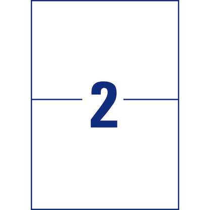 Artikelbild 2 für office discount Etiketten weiß 210,0 x 148,0 mm, 100 Blatt, Artikelnummer 711630
